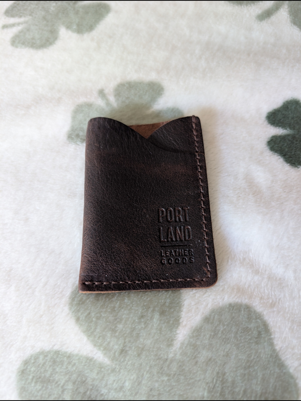 Portland Leather Minimalist Leather Card Wallet